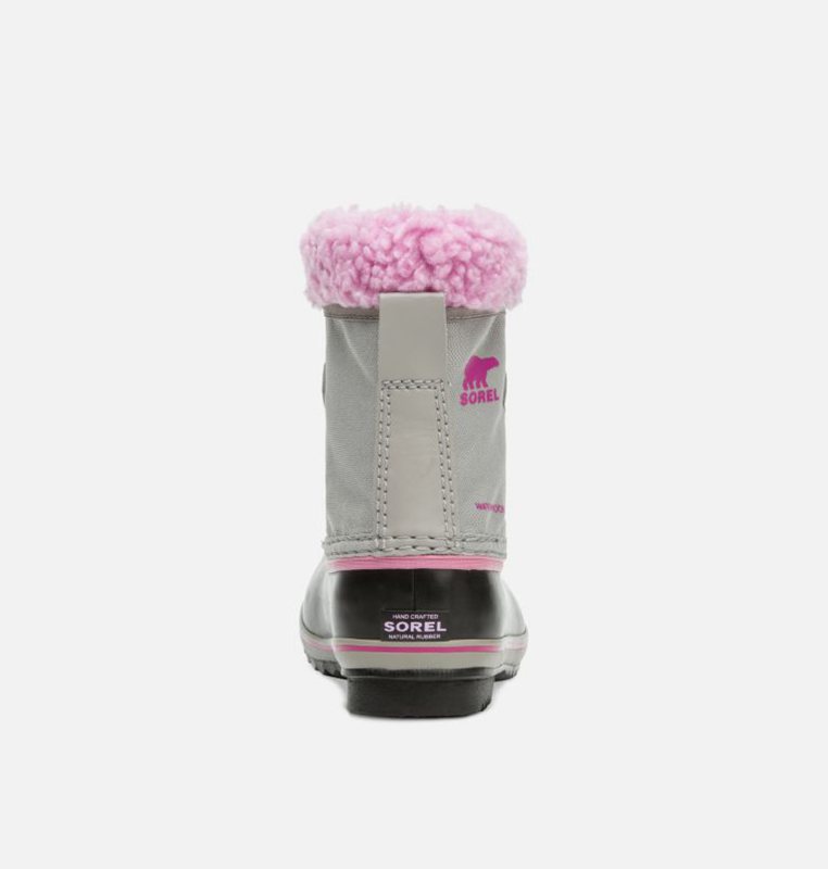 Botas Nieve Sorel Niños - Childrens Yoot Pac™ Nylon Gris/Negras/Rosas - 97283-EATR